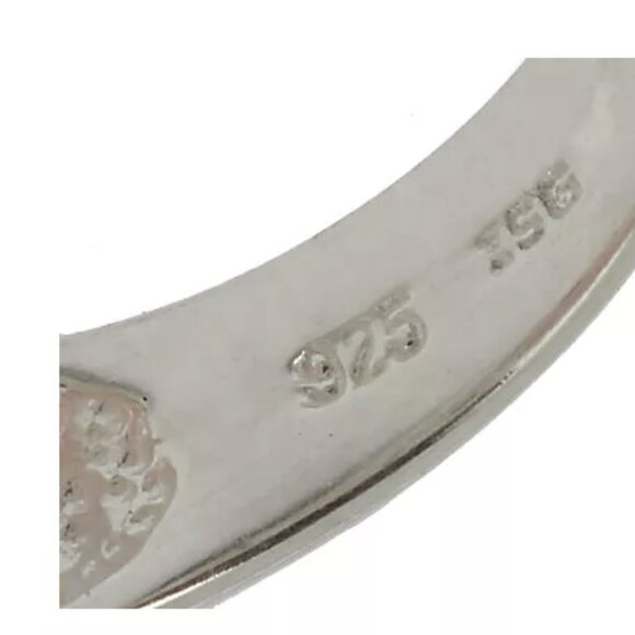 QVC Pink Opal 1.00 ct tw Multi-Gemstone East/West Sterling Silver Ring Size 8 - Picture 4 of 13